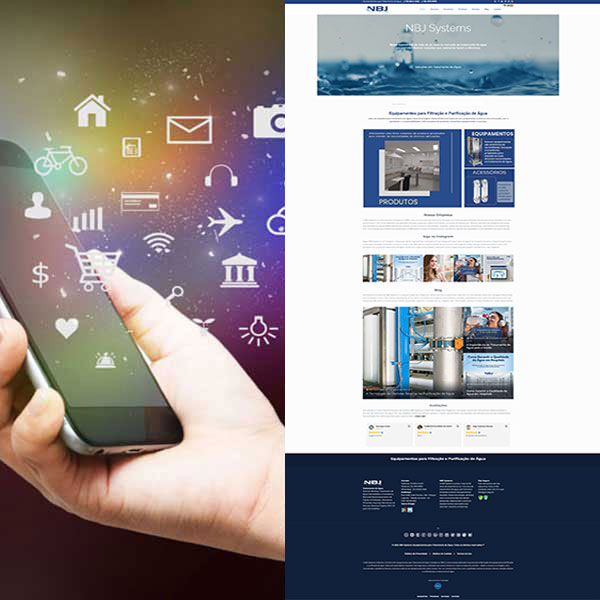 PWA do site da NBJ Systems